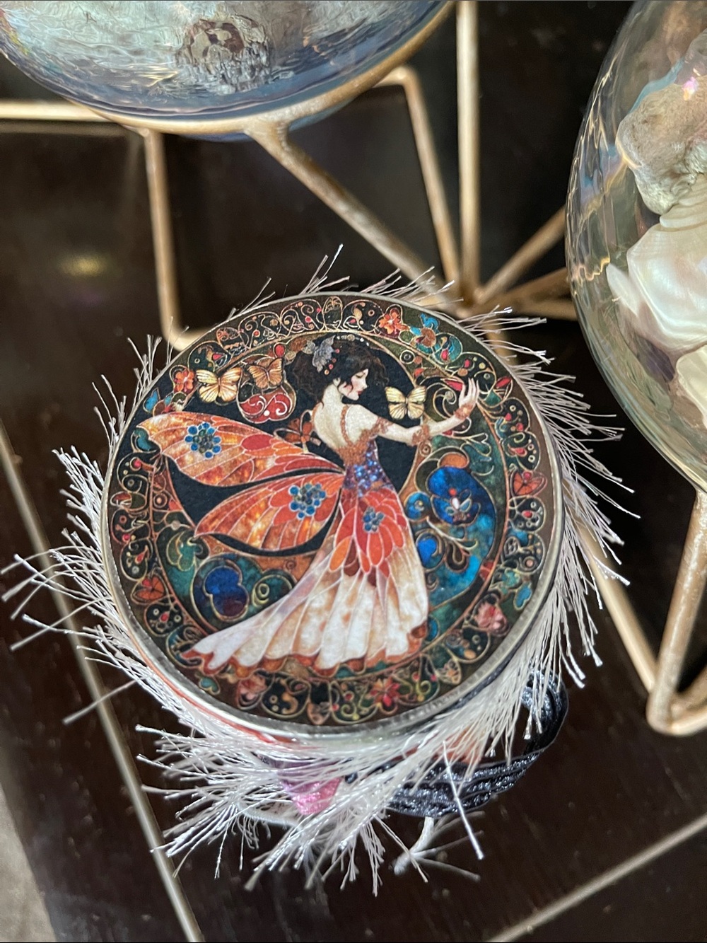 Butterfly Fairy Jewelry Jar Wearable Jewelry